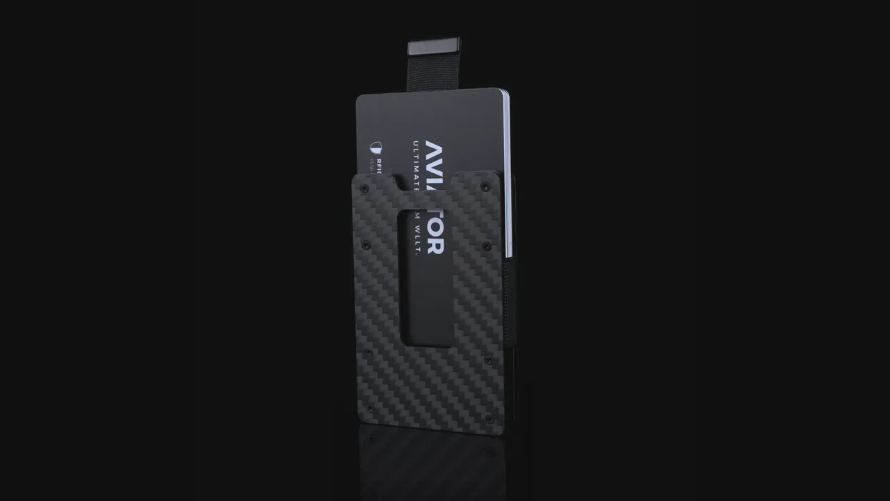 Aviator Carbon Fiber 3K matte Slim Wallet