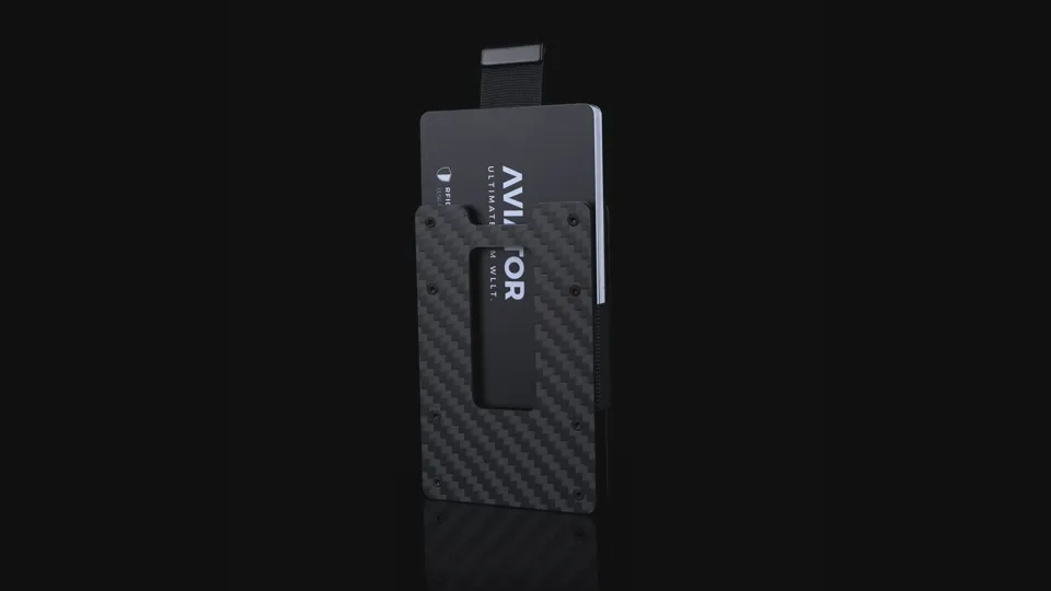 Aviator Carbon Fiber 3K matte Slim Wallet